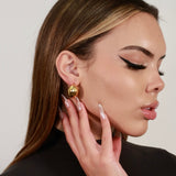 Naomi | Mini Dome Earrings